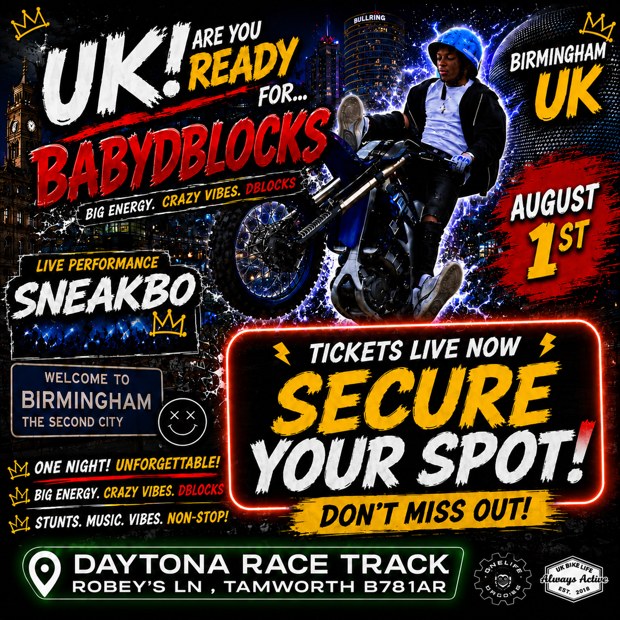 BabyDBlocks Birmingham Event Ticket