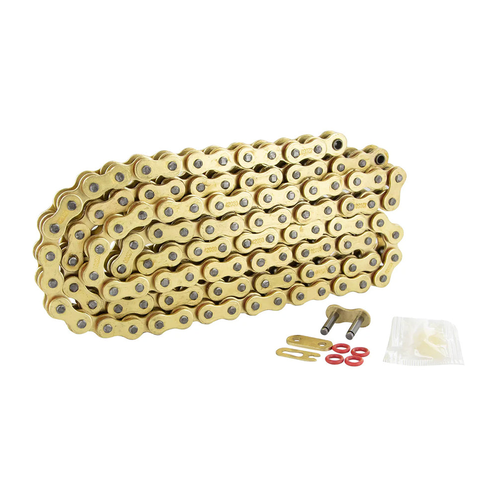 Gold Heavy Duty O-Ring 420 Pitch Chain