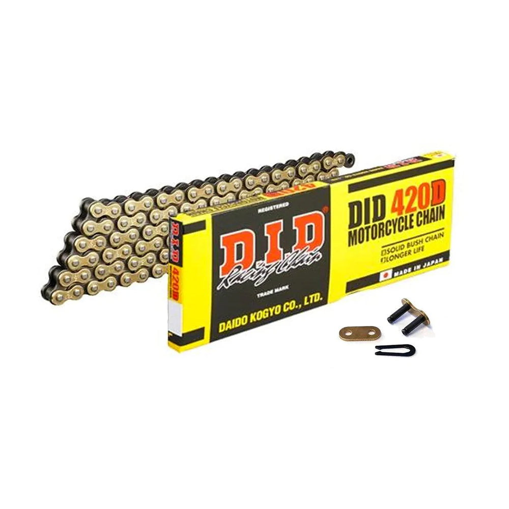 DID 420 Gold & Black Chain